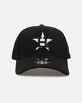 New Era Houston Astros 'Easy Black and White' 9FORTY A-Frame Snapback Black/White