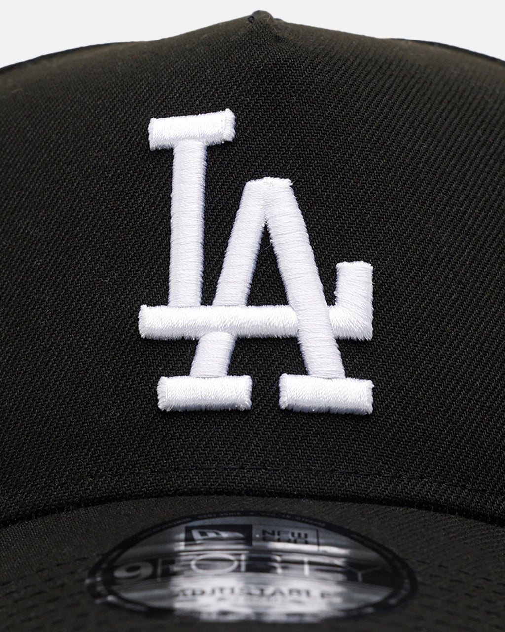 New Era Los Angeles Dodgers 'Easy Black And White' 9FORTY A-Frame Snapback Black/White