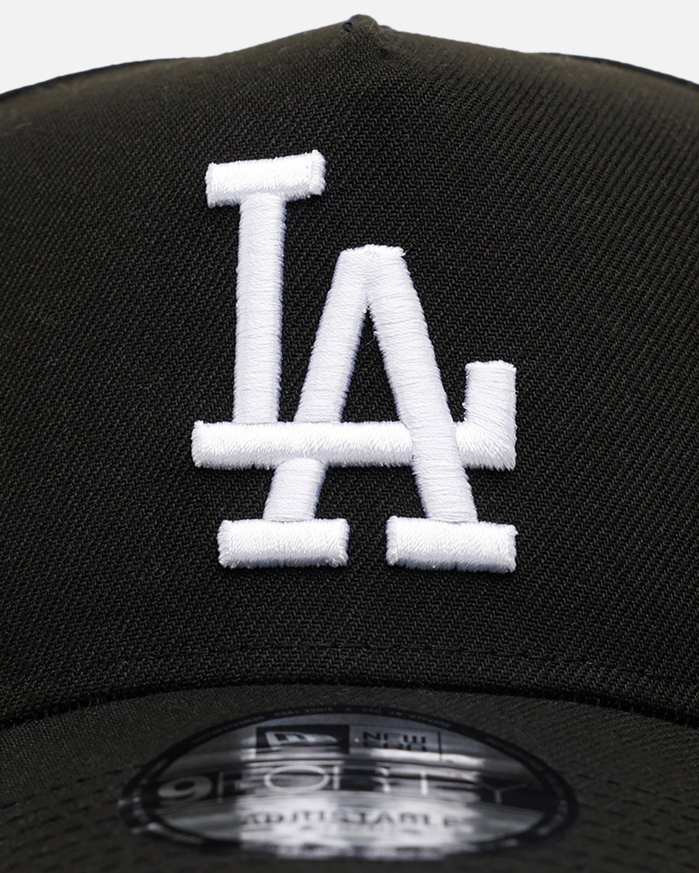 New Era Los Angeles Dodgers 'Easy Black And White' 9FORTY A-Frame Snapback Black/White