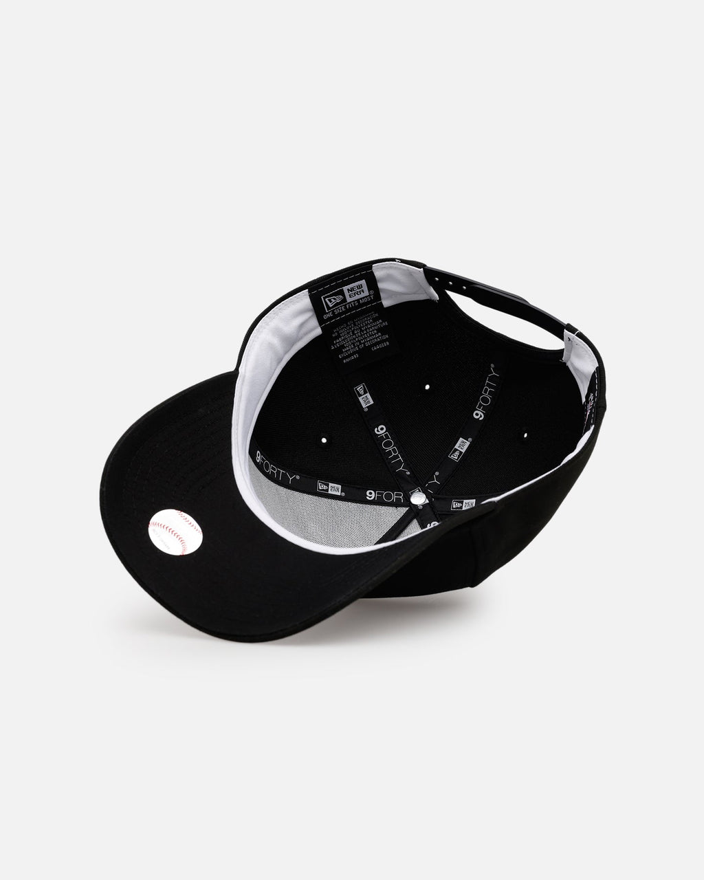 New Era Los Angeles Dodgers 'Easy Black And White' 9FORTY A-Frame Snapback Black/White