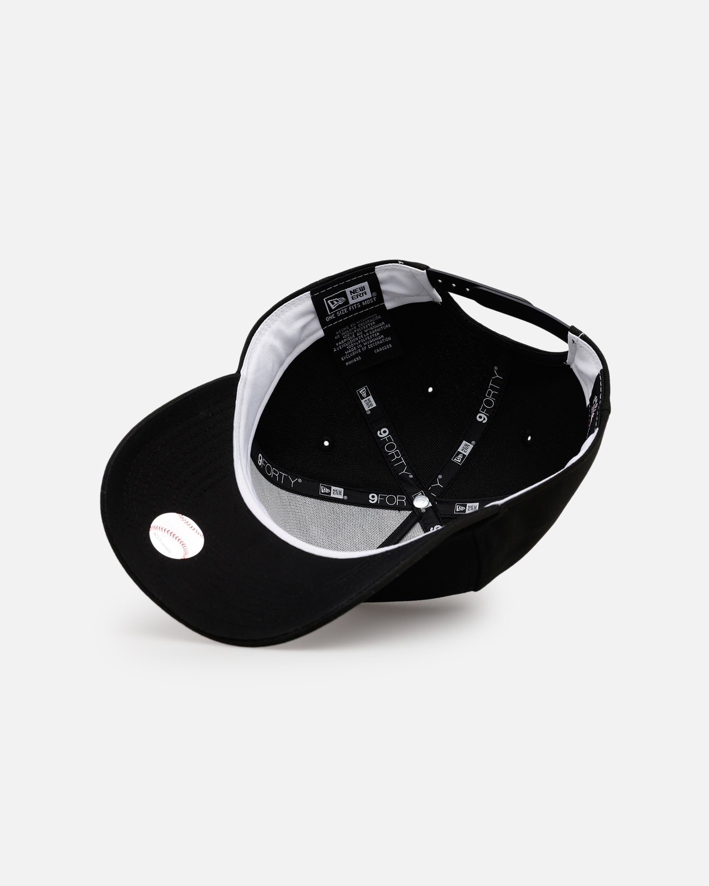 New Era Los Angeles Dodgers 'Easy Black And White' 9FORTY A-Frame Snapback Black/White