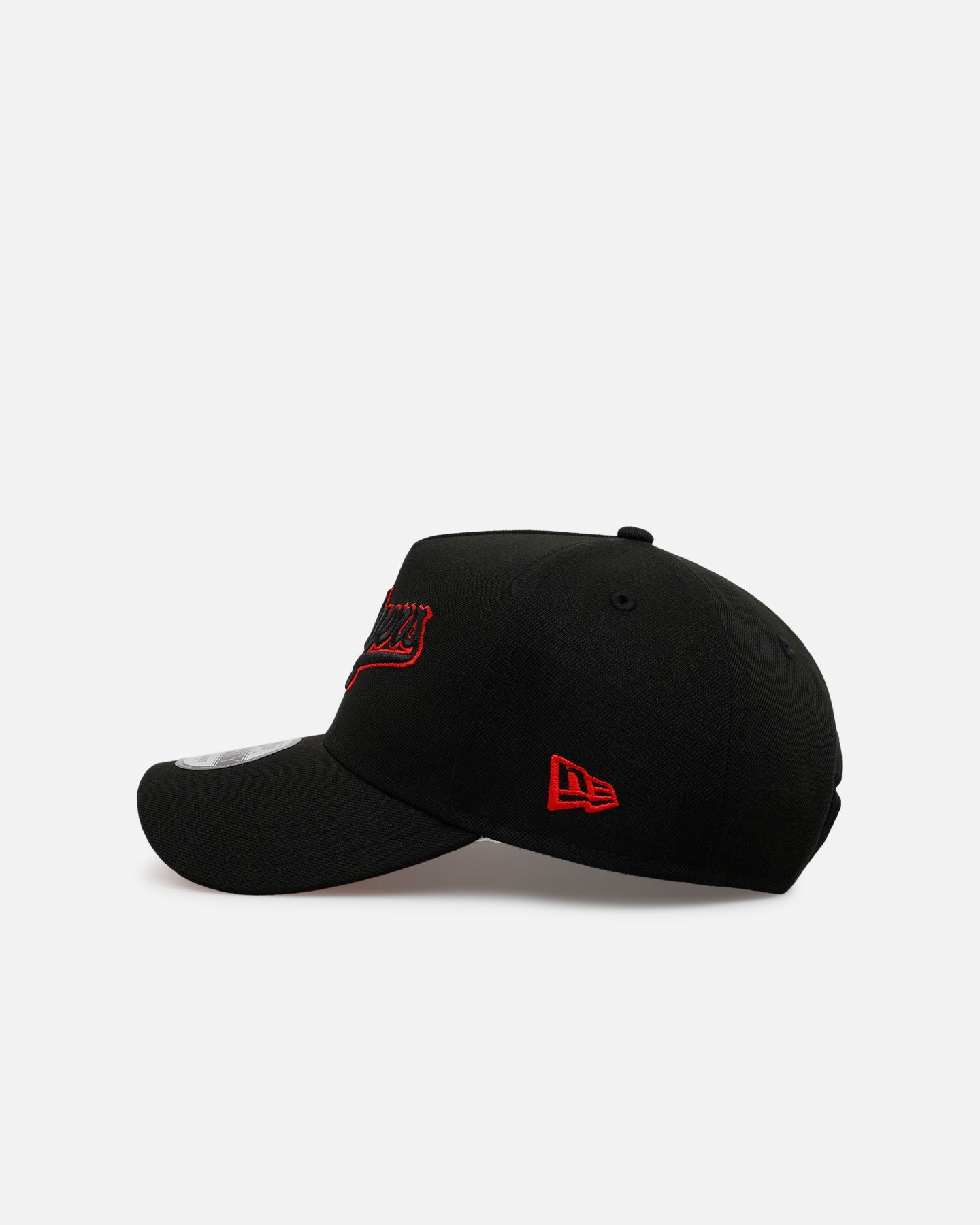 New Era Los Angeles Dodgers 'Easy Black And Scarlet' 9FORTY A-Frame Snapback Black/Scarlet