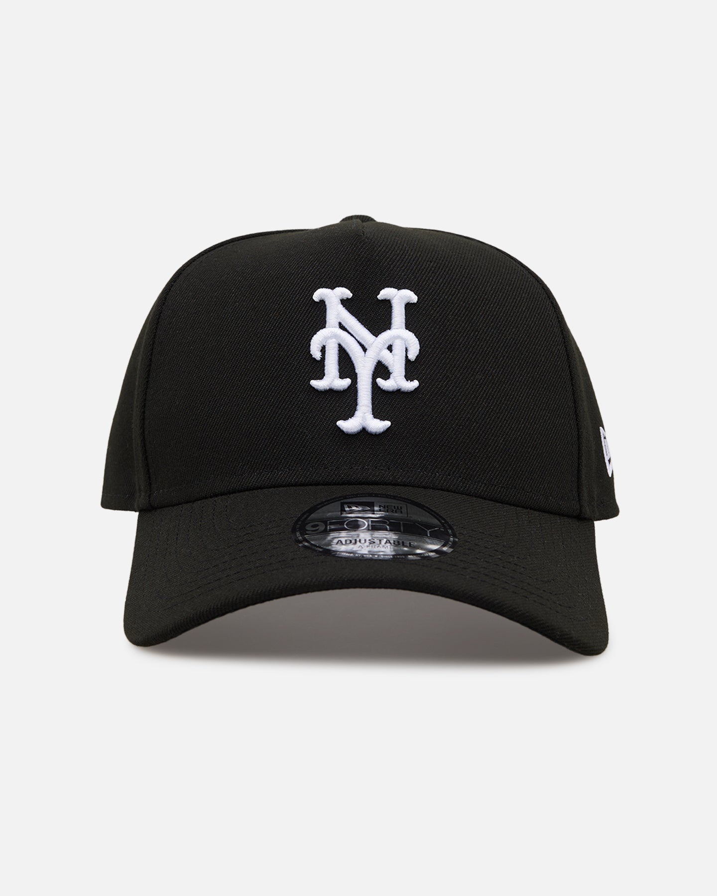 New Era New York Mets 'Easy Black and White' 9FORTY A-Frame Snapback Black/White