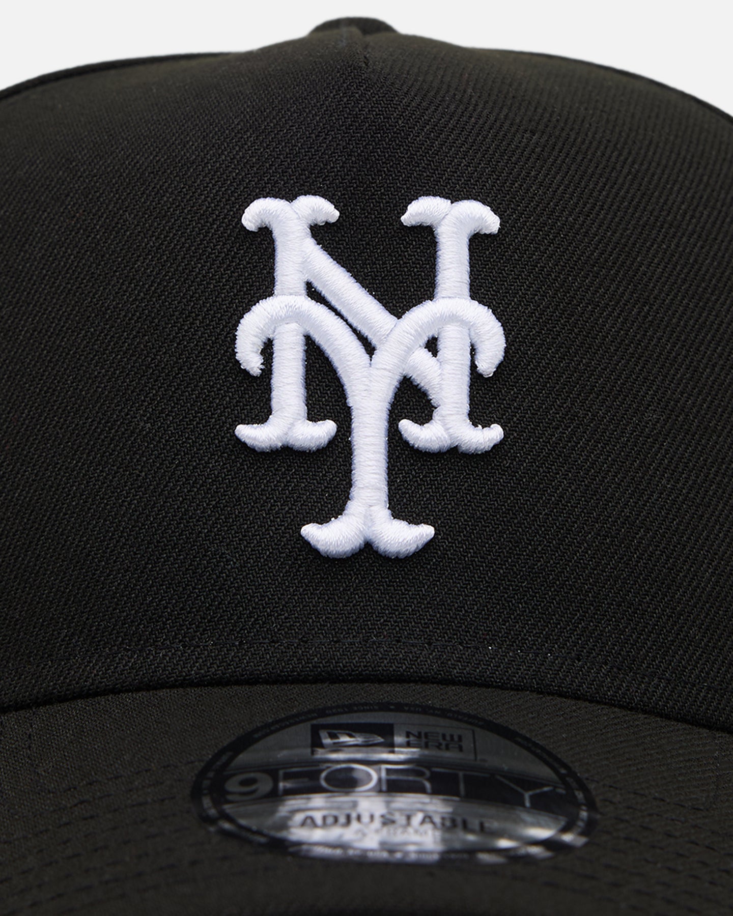 New Era New York Mets 'Easy Black and White' 9FORTY A-Frame Snapback Black/White