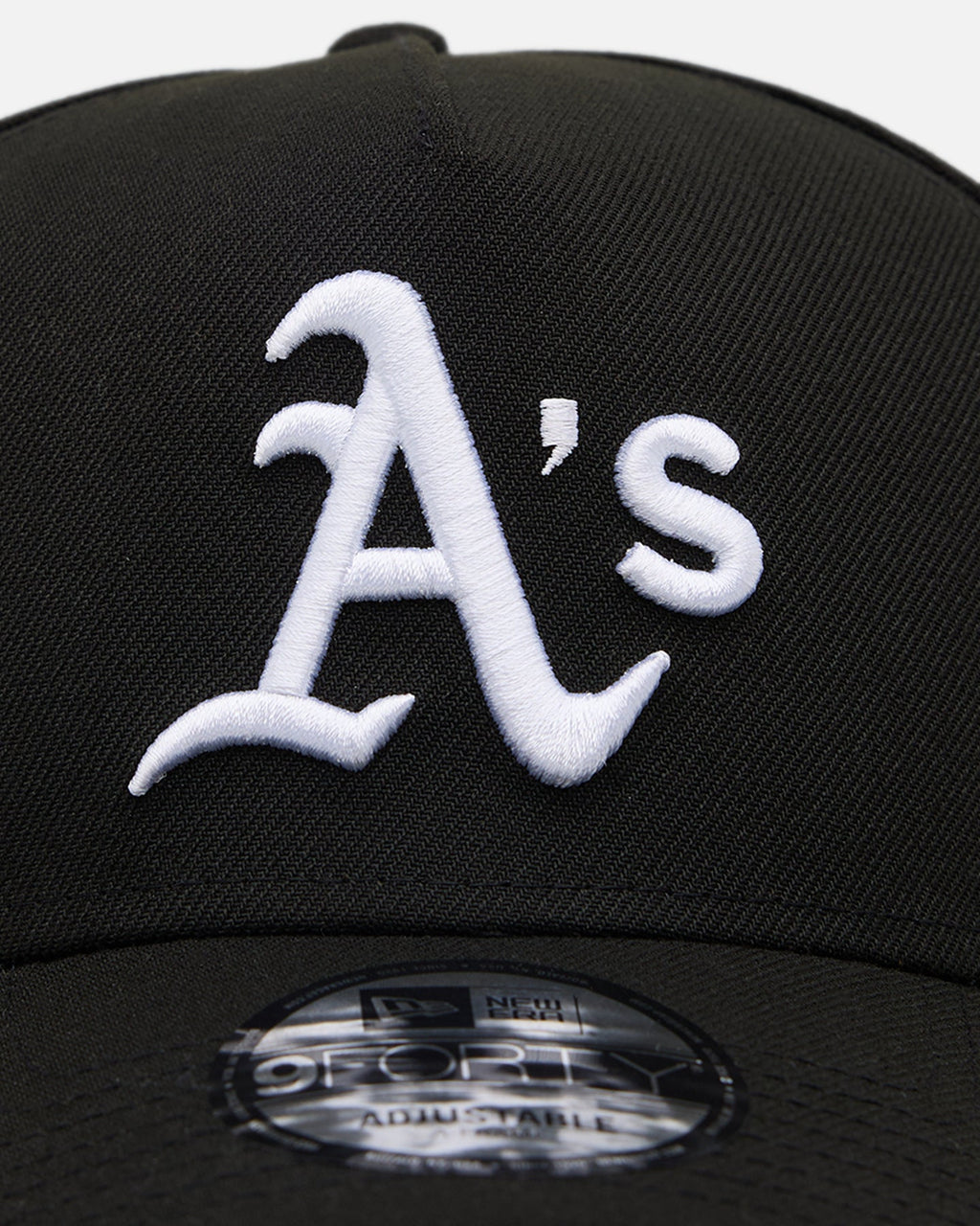 New Era Oakland Athletics 'Easy Black and White' 9FORTY A-Frame Snapback Black/White