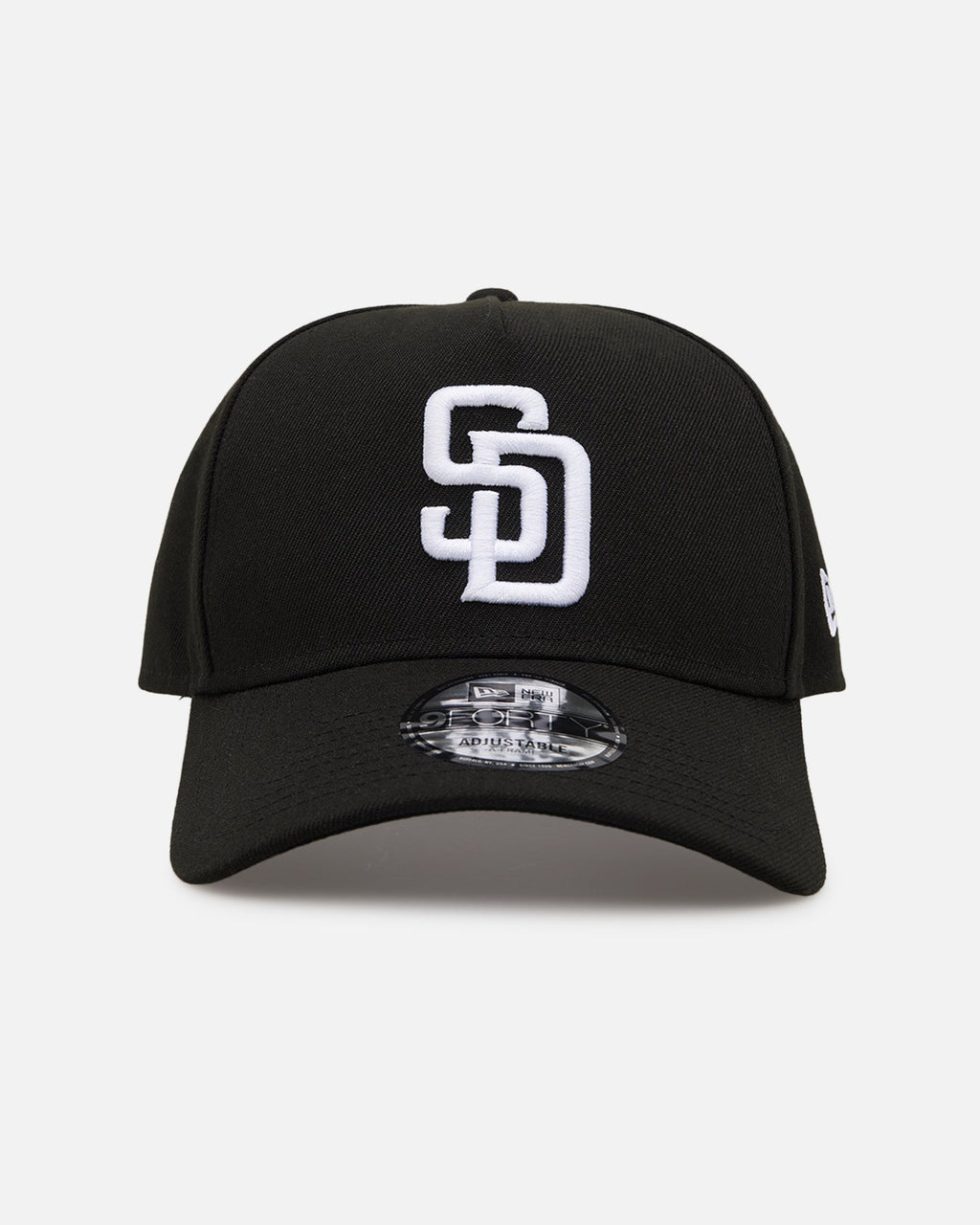 New Era San Diego Padres 'Easy Black and White' 9FORTY A-Frame Snapback Black/White