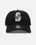 New Era Seattle Mariners 'Easy Black and White' 9FORTY A-Frame Snapback Black/White