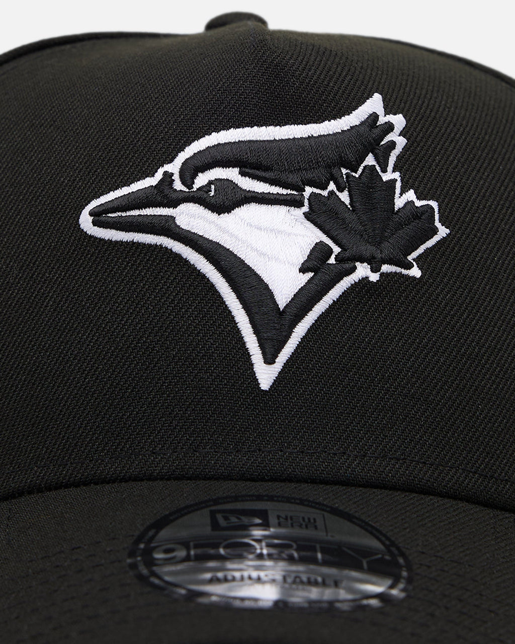 New Era Toronto Blue Jays 'Easy Black and White' 9FORTY A-Frame Snapback Black/White