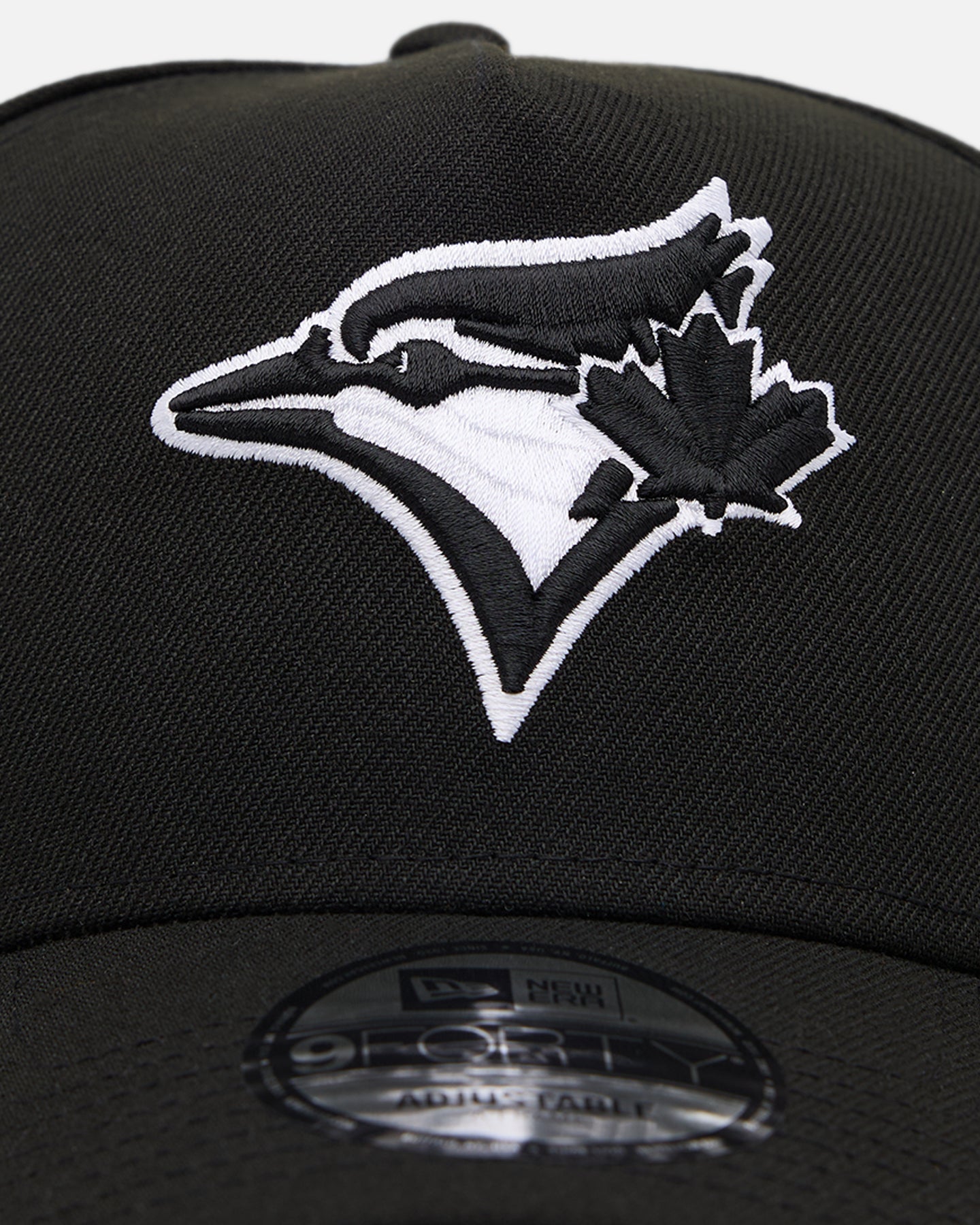 New Era Toronto Blue Jays 'Easy Black and White' 9FORTY A-Frame Snapback Black/White