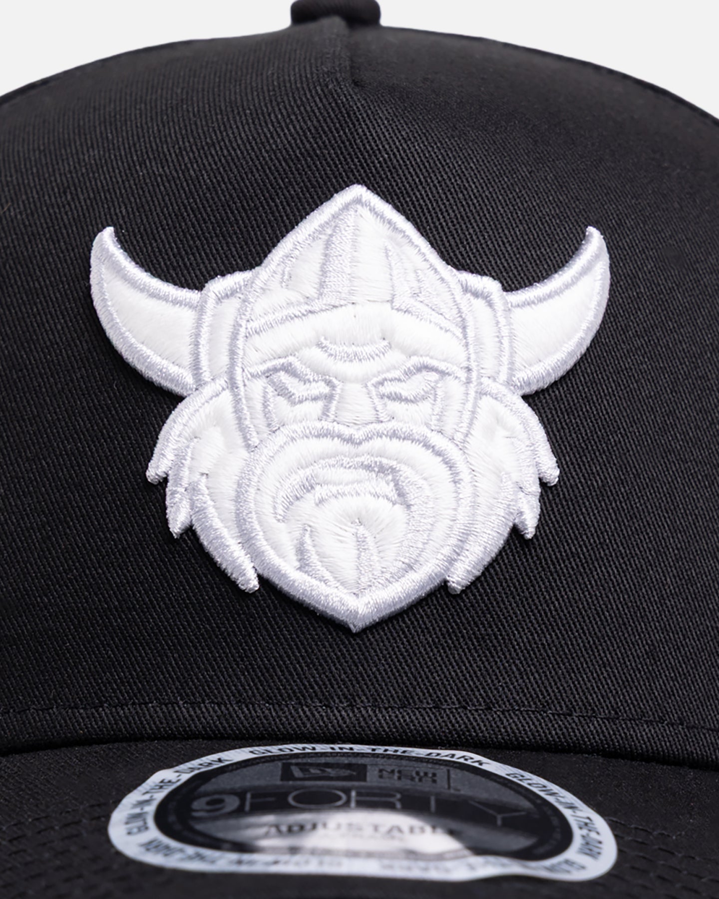 New Era Canberra Raiders 'NRL Glow In The Dark' 9FORTY A-Frame Snapback Black