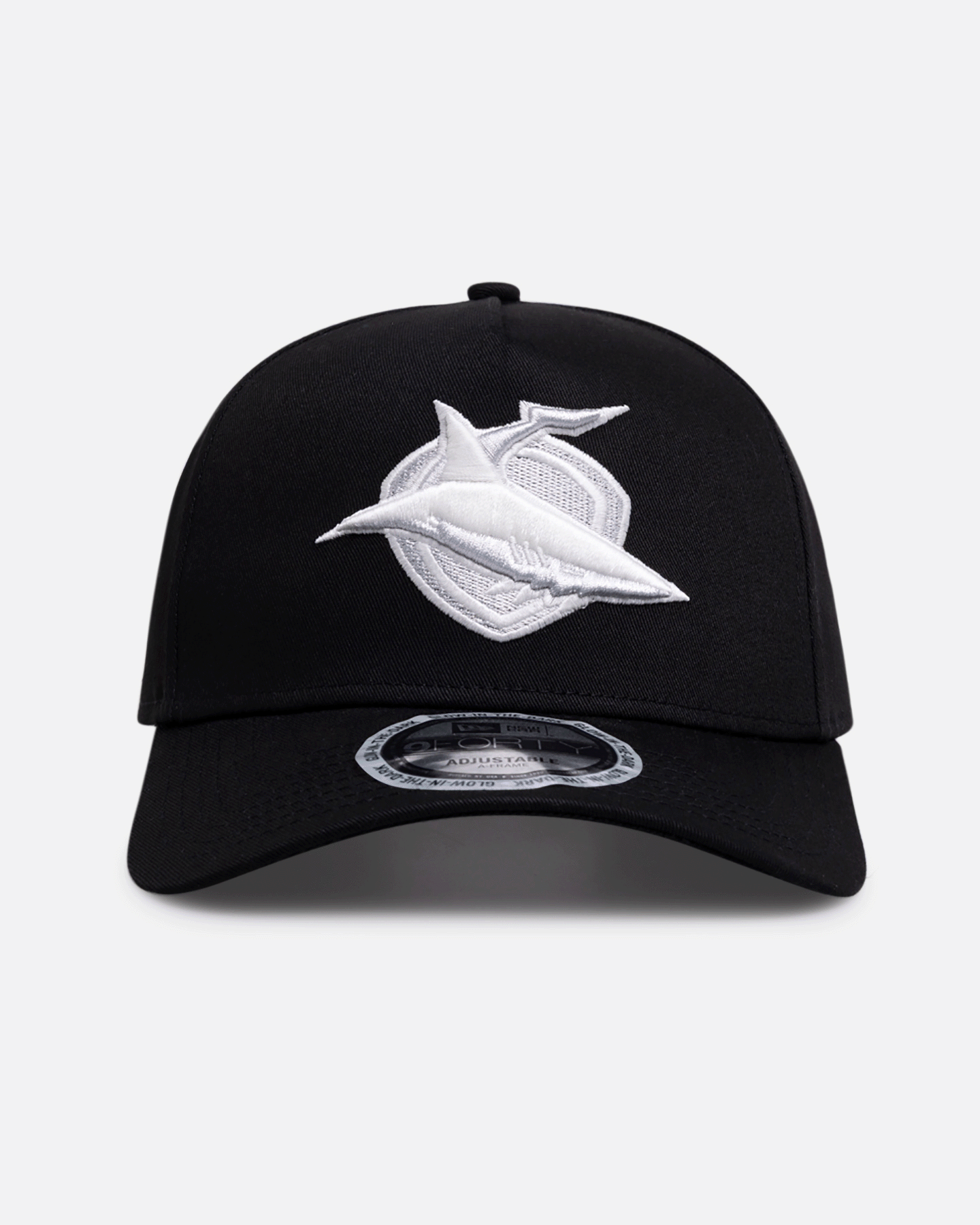 New Era Cronulla-Sutherland Sharks 'NRL Glow In The Dark' 9FORTY A-Frame Snapback Black