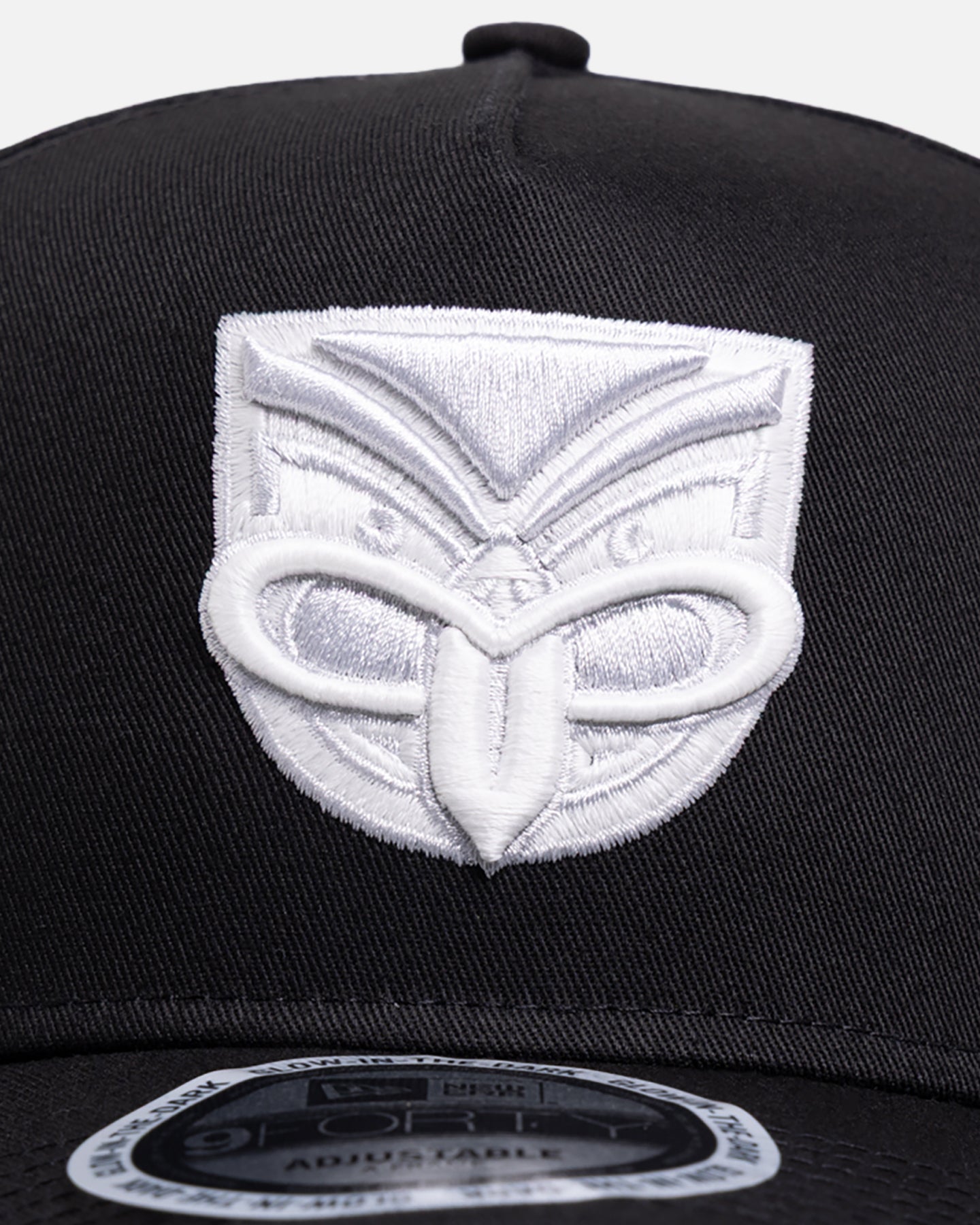New Era New Zealand Warriors 'NRL Glow In The Dark' 9FORTY A-Frame Snapback Black