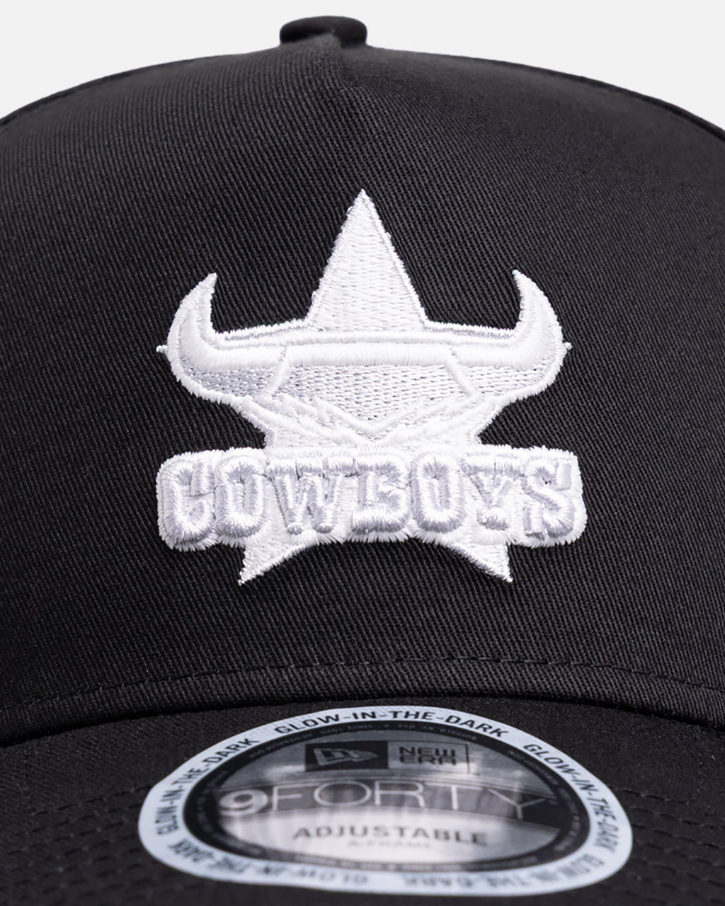 New Era North Queensland Cowboys 'NRL Glow In The Dark' 9FORTY A-Frame Snapback Black