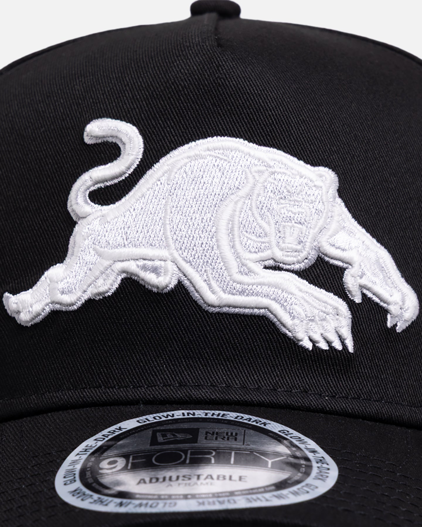 New Era Penrith Panthers 'NRL Glow In The Dark' 9FORTY A-Frame Snapback Black