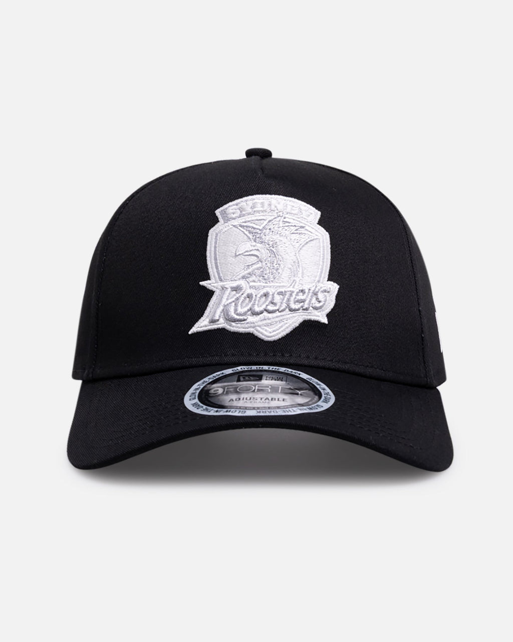 New Era Sydney Roosters 'NRL Glow In The Dark' 9FORTY A-Frame Snapback Black