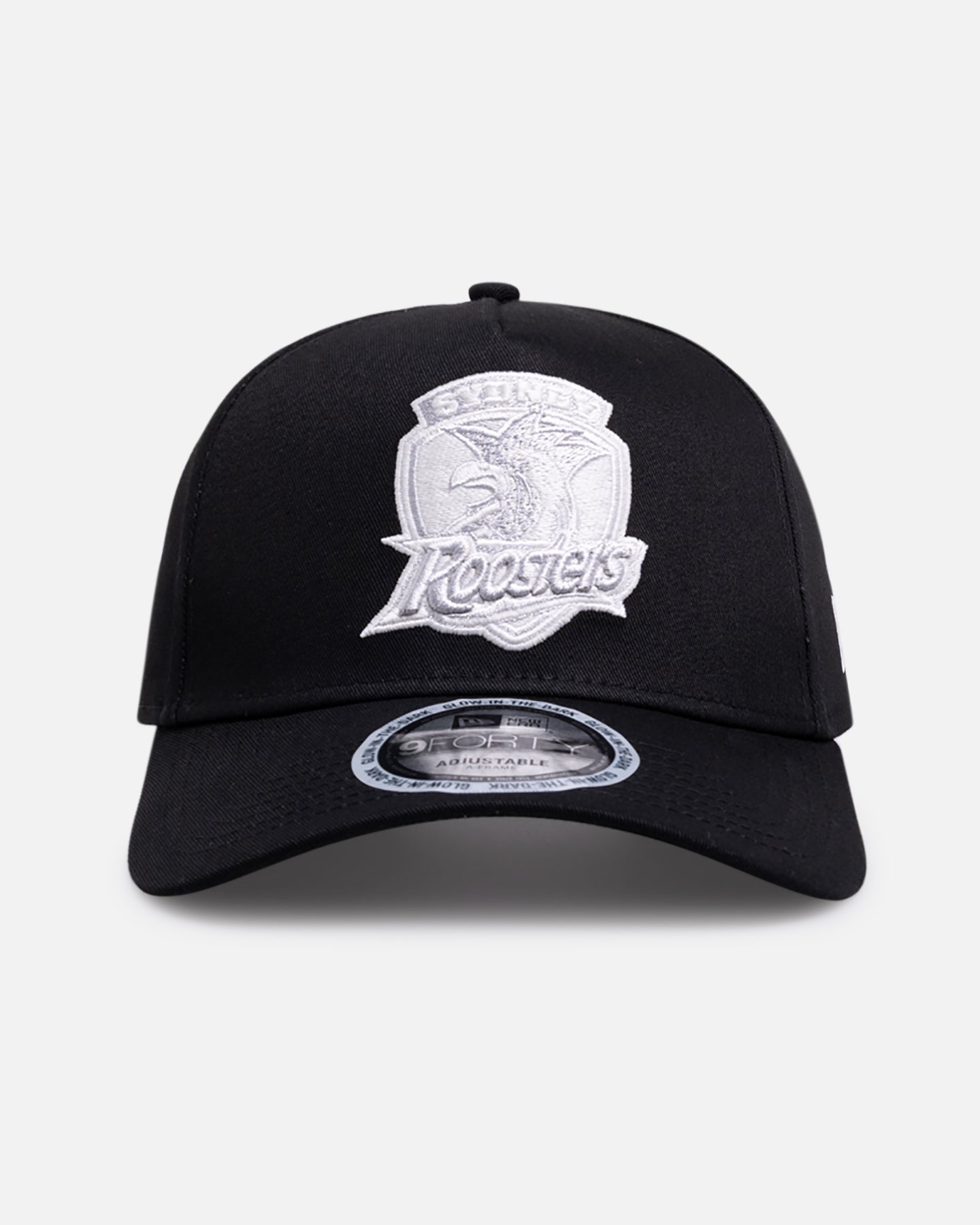 New Era Sydney Roosters 'NRL Glow In The Dark' 9FORTY A-Frame Snapback Black