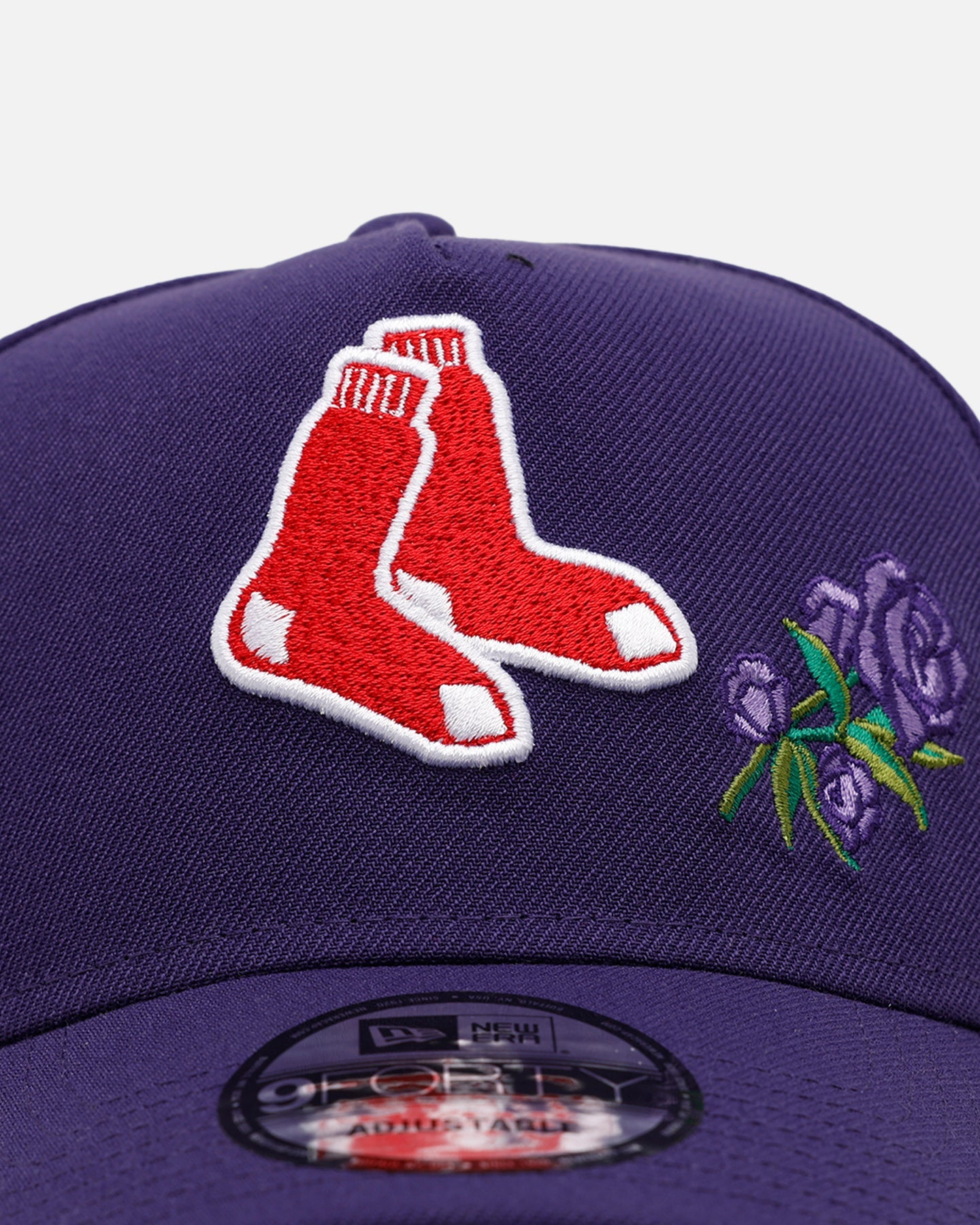New Era Boston Red Sox 'Purple Rose' 9FORTY A-Frame Snapback Purple