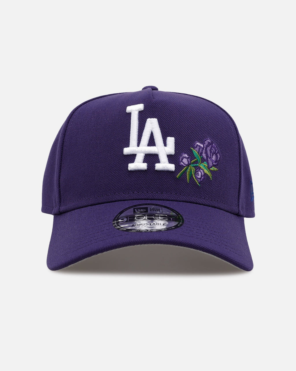 New Era Los Angeles Dodgers 'Purple Rose' 9FORTY A-Frame Snapback Purple