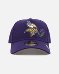 New Era Minnesota Vikings 'Purple Rose' 9FORTY A-Frame Snapback Purple