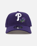 New Era Philadelphia Phillies 'Purple Rose' 9FORTY A-Frame Snapback Purple