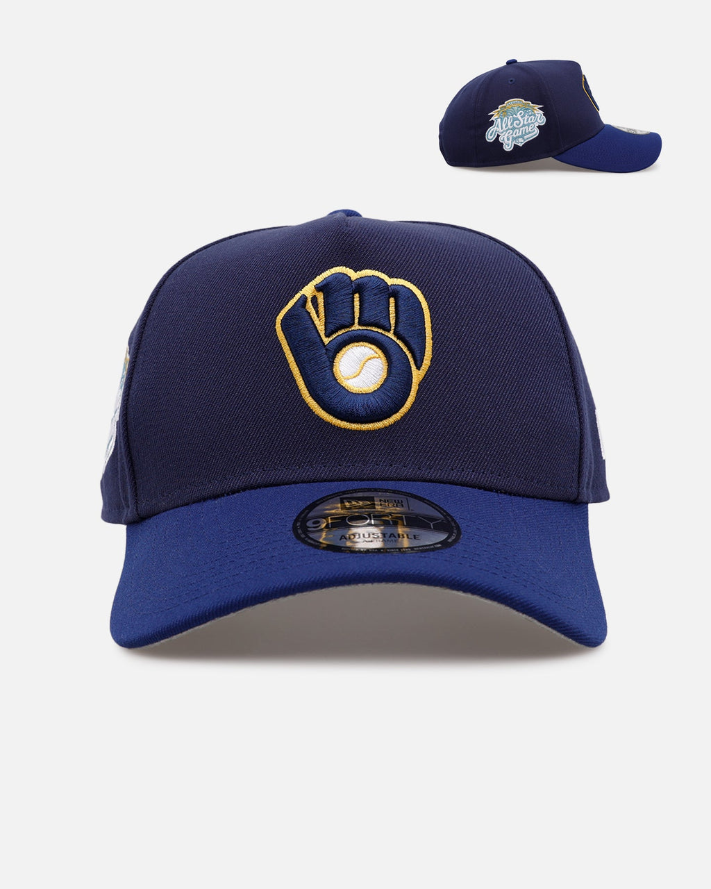 New Era Milwaukee Brewers 'Sneaky Two-Tone' 9FORTY A-Frame Snapback Original Team Colours