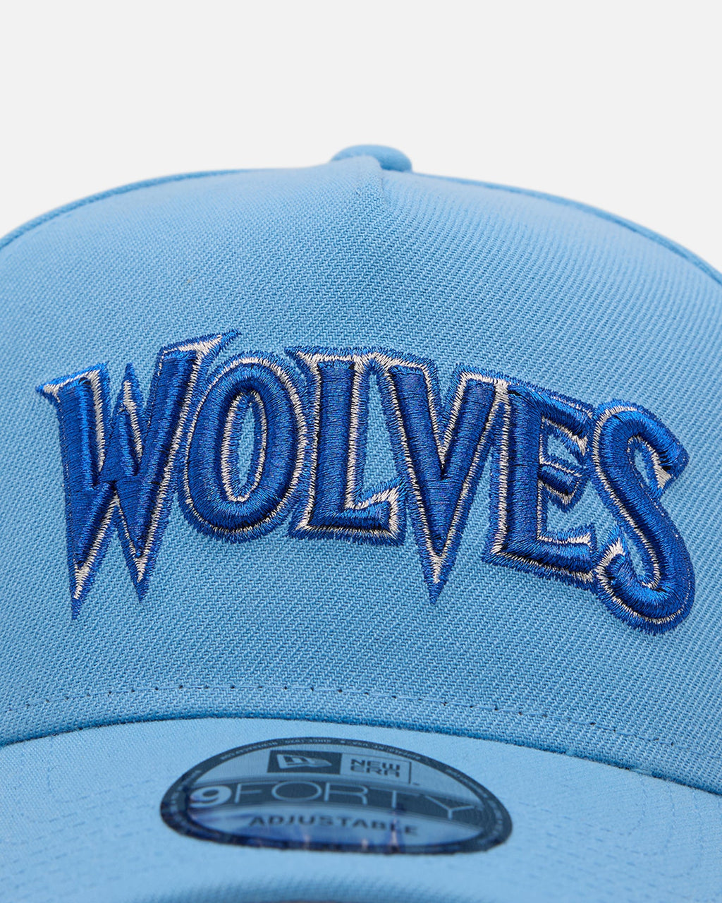 New Era Minnesota Timberwolves 'Sky Blue' 9FORTY A-Frame Snapback Sky Blue