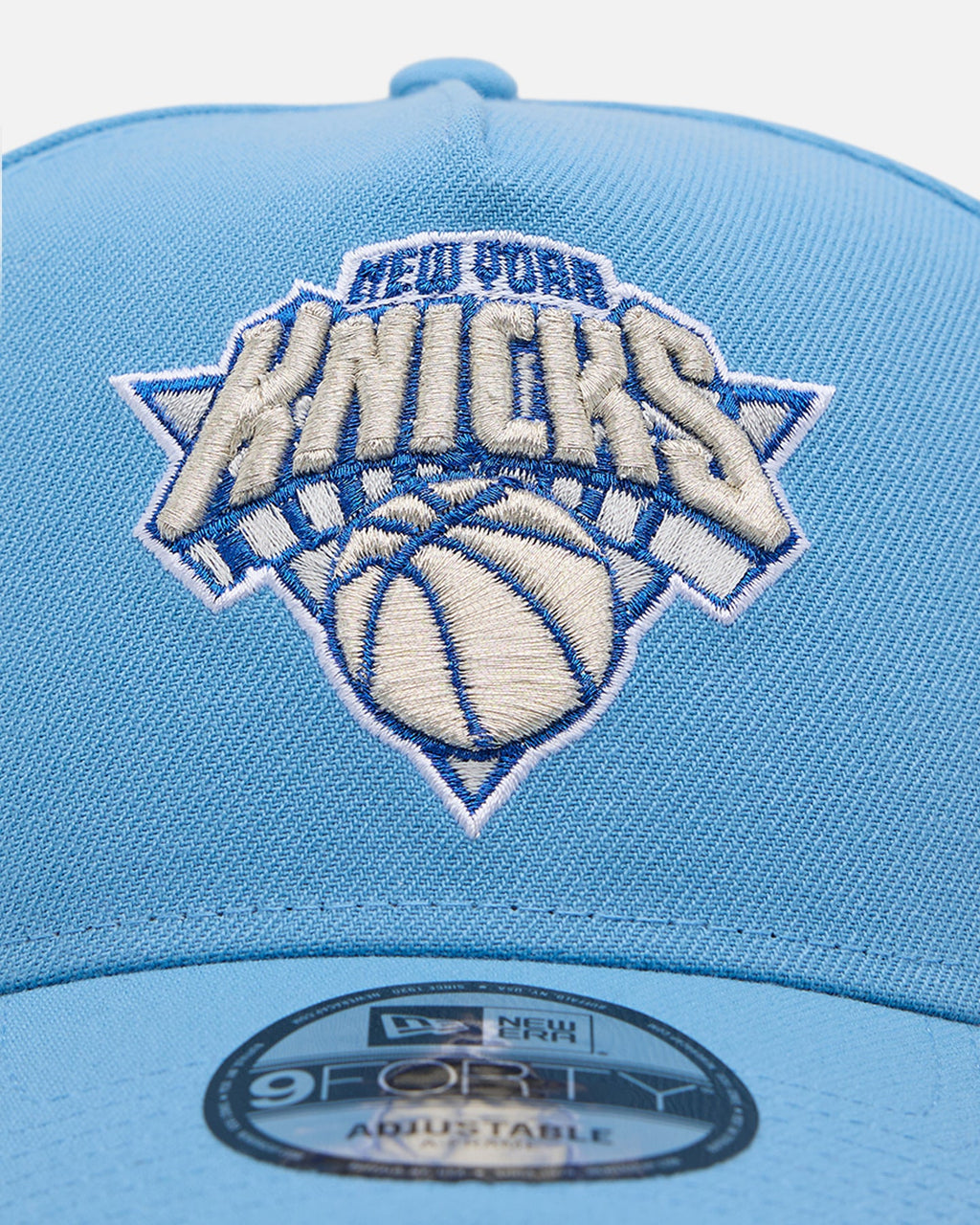 New Era New York Knicks 'Sky Blue' 9FORTY A-Frame Snapback Sky Blue