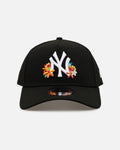 New Era New York Yankees 'Summer Flowers' 9FORTY A-Frame Snapback Black