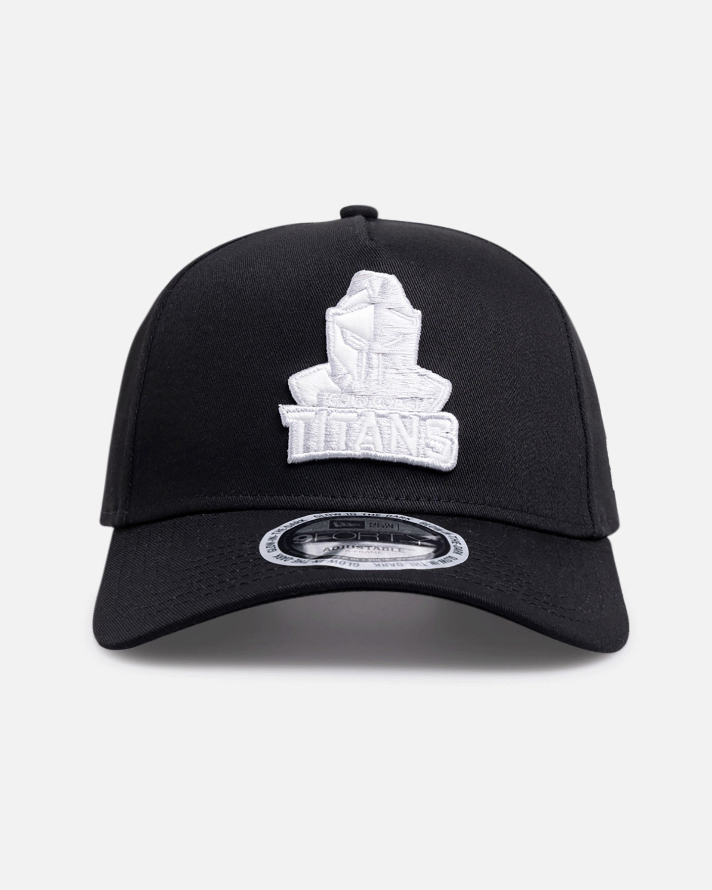 New Era Gold Coast Titans 'NRL Glow In The Dark' 9FORTY A-Frame Snapback Black