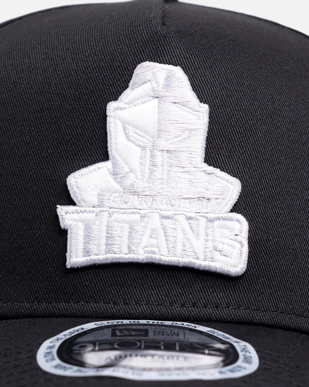 New Era Gold Coast Titans 'NRL Glow In The Dark' 9FORTY A-Frame Snapback Black