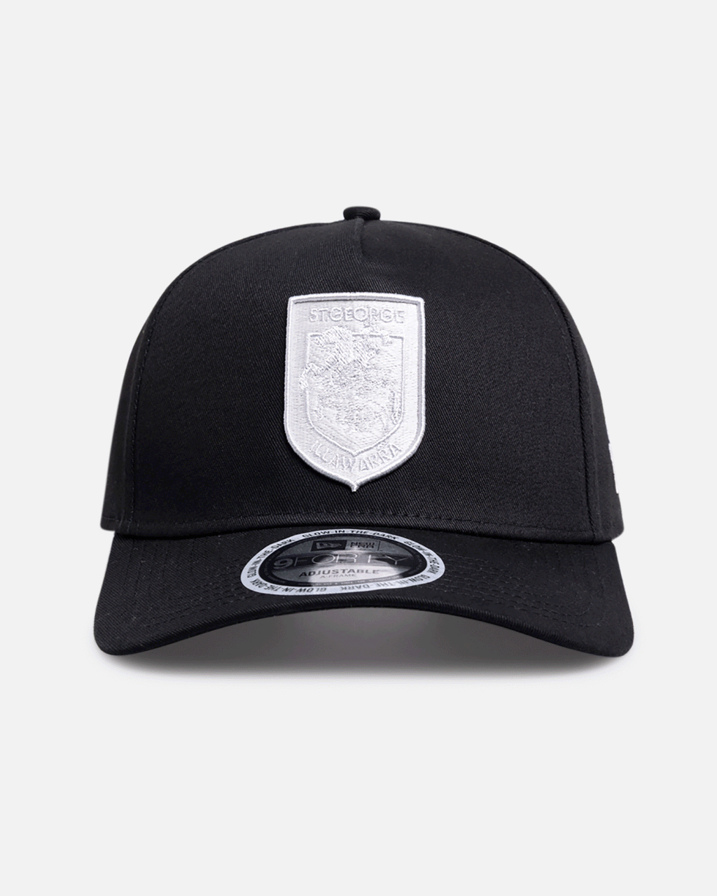 New Era St. George Illawarra Dragons 'NRL Glow In The Dark' 9FORTY A-Frame Snapback Black
