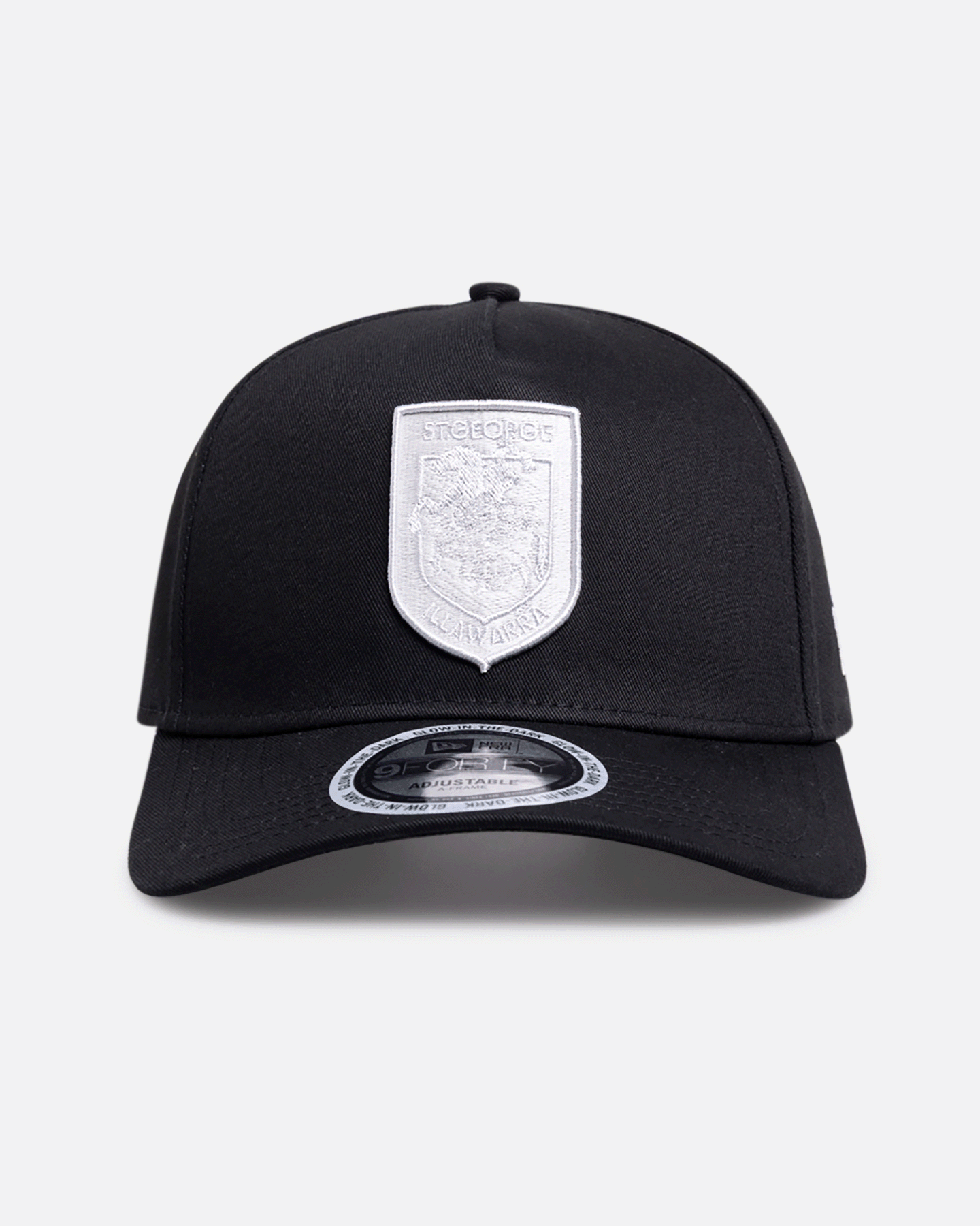 New Era St. George Illawarra Dragons 'NRL Glow In The Dark' 9FORTY A-Frame Snapback Black