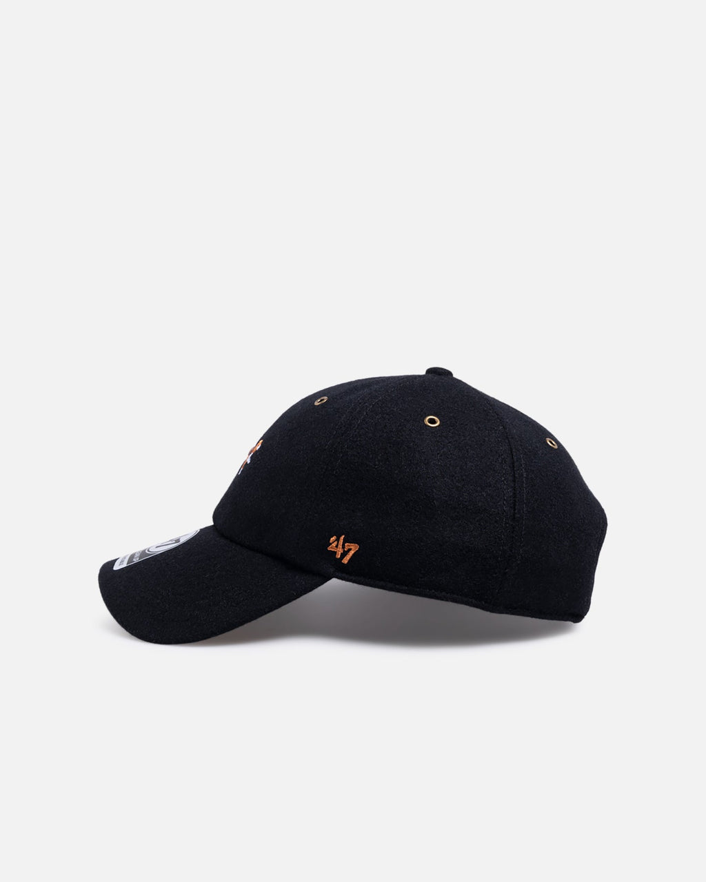 47 Brand Beagle Wool 47 Clean Up Strapback Black
