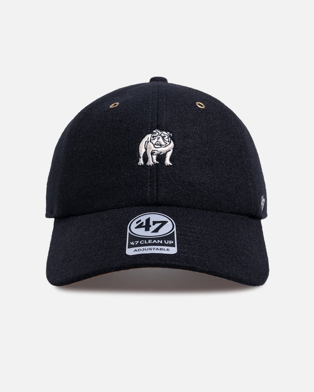 47 Brand Bulldog Wool 47 Clean Up Strapback Black