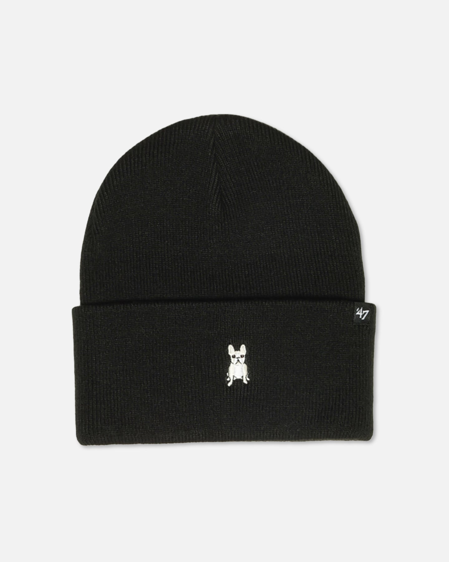 47 Brand French Bulldog 'Dog Collection' 47 Beanie Black