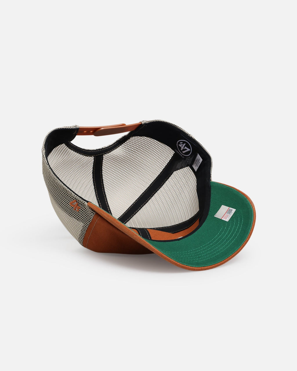 47 Brand Texas Longhorms 'Trawler' '47 Clean Up Trucker Snapback Orange