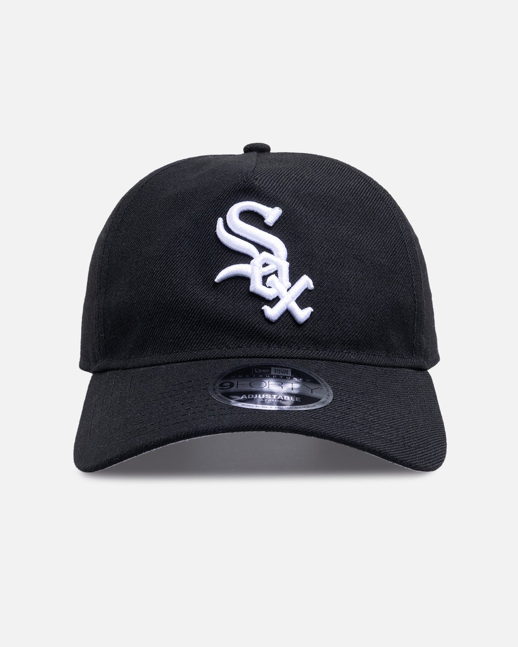 New Era Chicago White Sox 'Wool' 9FORTY A-Frame Snapback Black