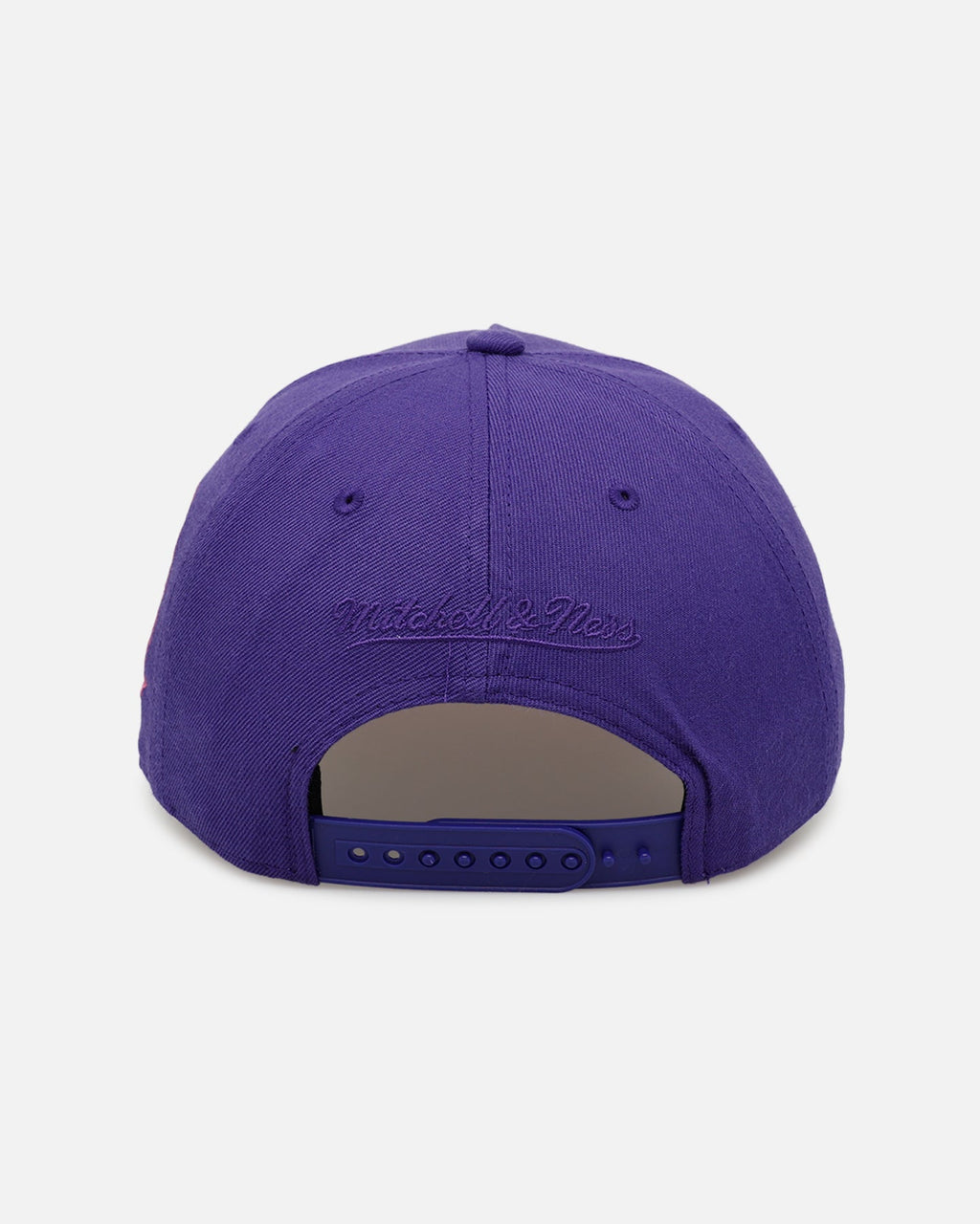 Mitchell & Ness Los Angeles Lakers 'Pink Side Patch' Pro Pinch Snapback Official Team Color