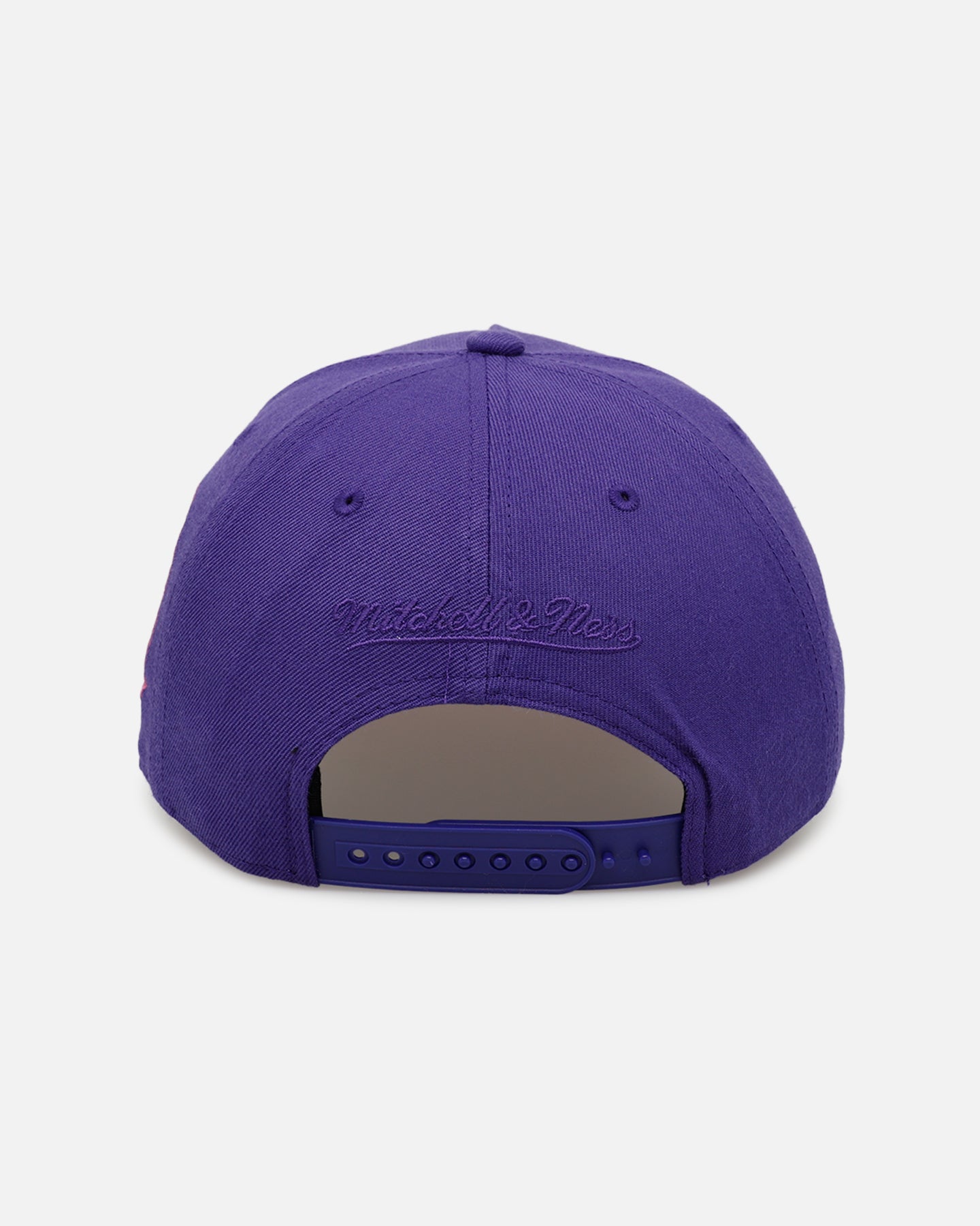 Mitchell & Ness Los Angeles Lakers 'Pink Side Patch' Pro Pinch Snapback Official Team Color