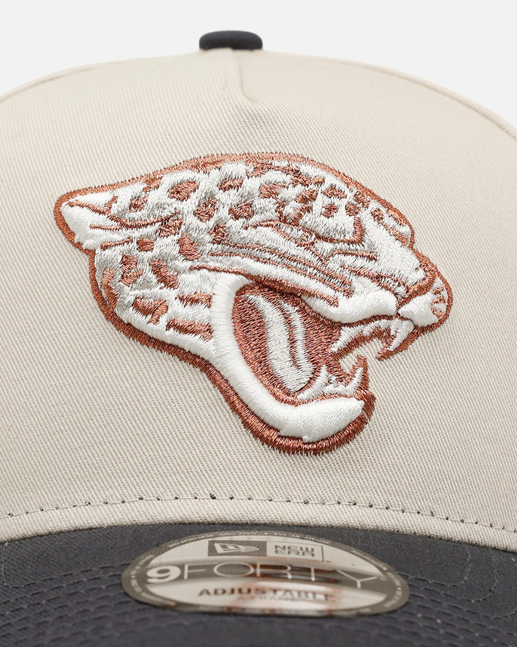 New Era Jacksonville Jaguars 'Smooth' 9FORTY A-Frame Snapback Stone