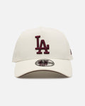 New Era Los Angeles Dodgers 'Too Clean 2.0' 9FORTY A-Frame Snapback Chrome/Maroon