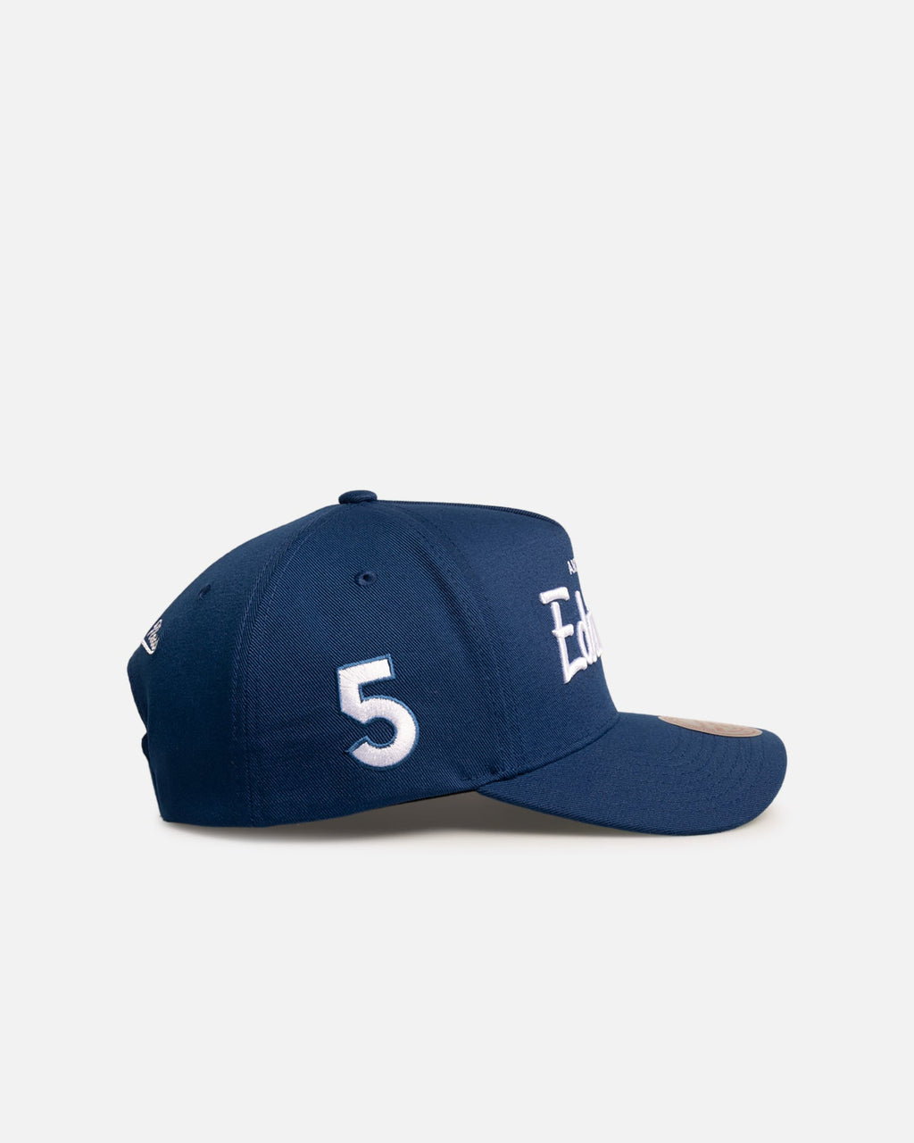 Mitchell & Ness Minnesota Timberwolves Anthony Edwards 'Classic' Script Pro Pinch Snapback Navy