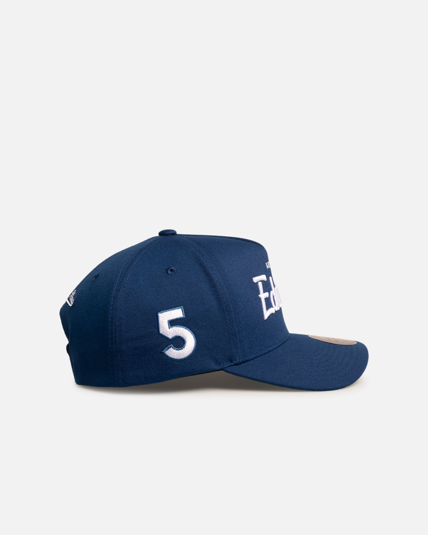 Mitchell & Ness Minnesota Timberwolves Anthony Edwards 'Classic' Script Pro Pinch Snapback Navy