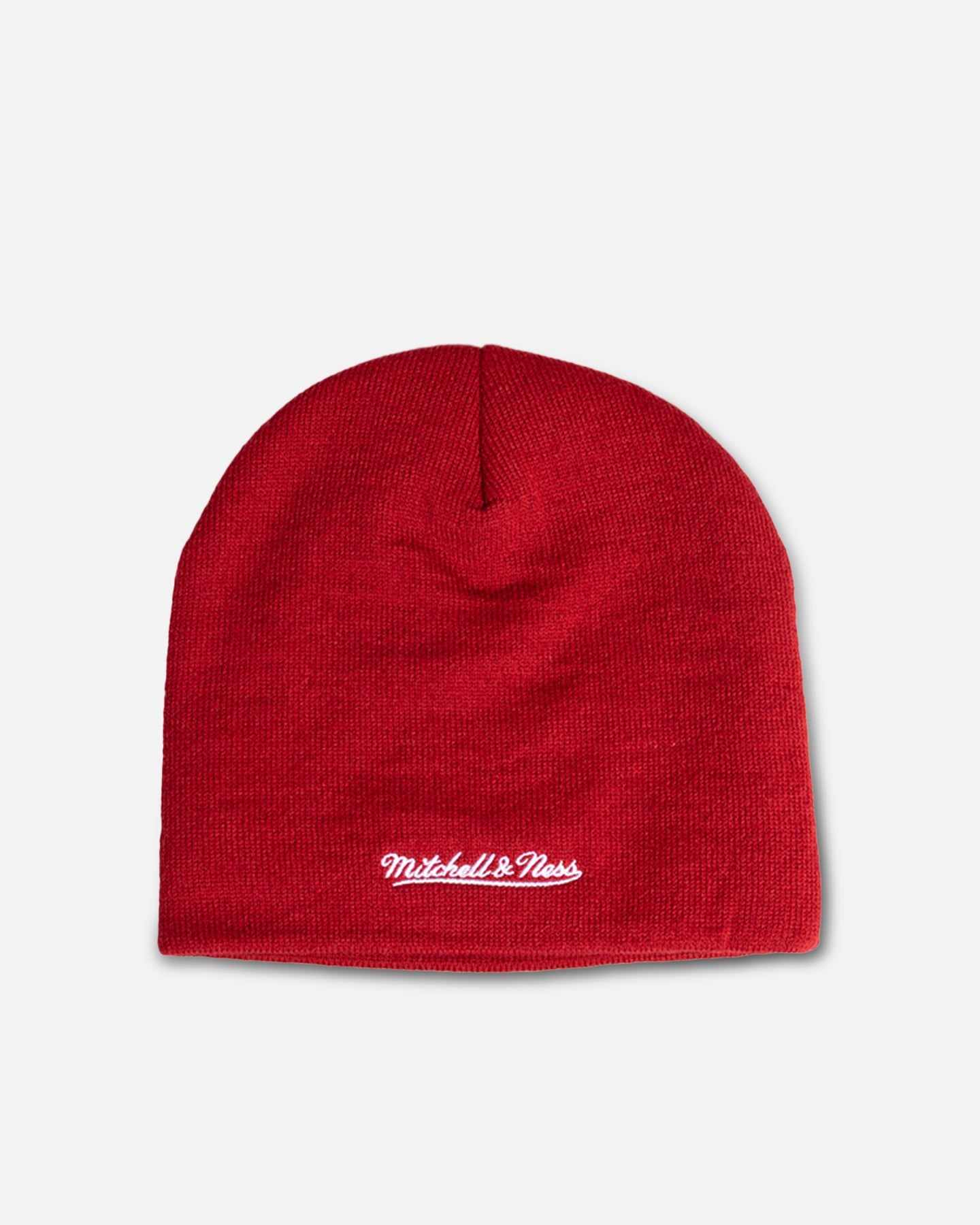 Mitchell & Ness Chicago Bulls Outer Limits Skull Beanie Red