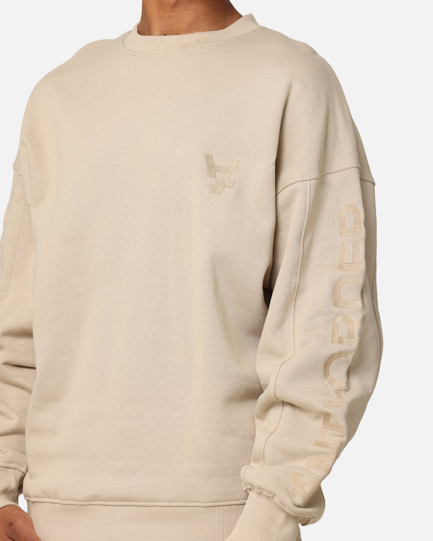 The Anti Order Coed Crewneck Stone
