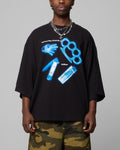 Loiter Security Check Box T-Shirt Black