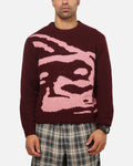 X-Large Gorilla Knit Sweater Plum