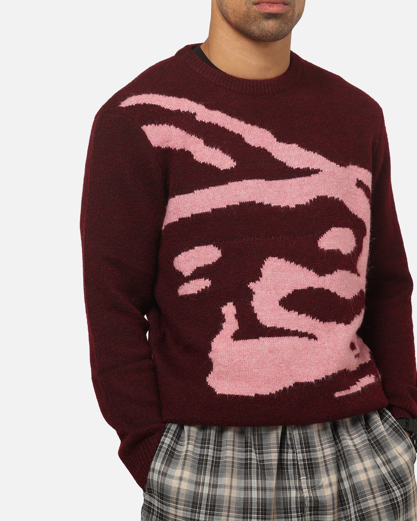 X-Large Gorilla Knit Sweater Plum