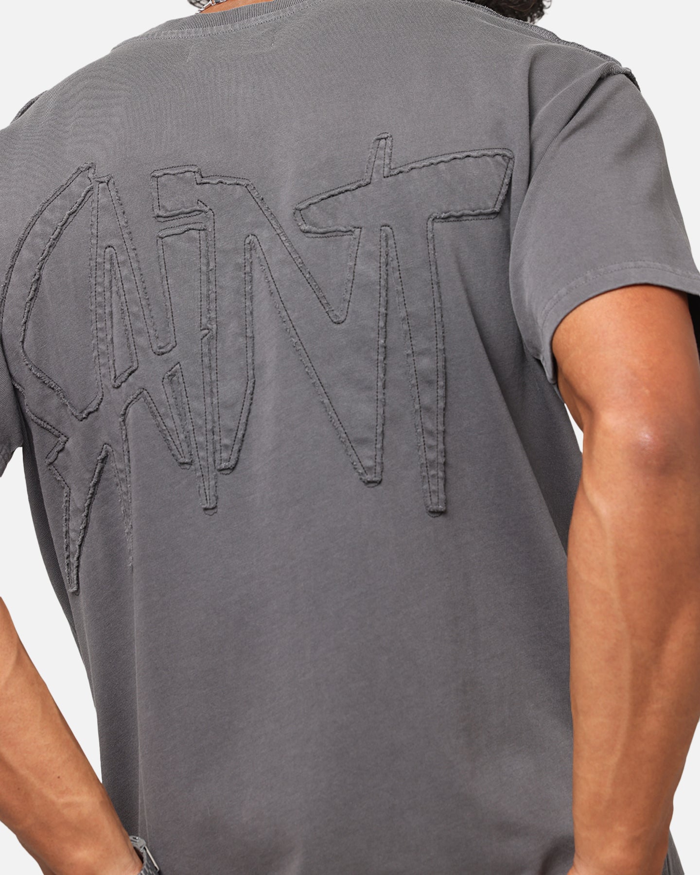 Saint Morta Pericles Lafayette T-Shirt Washed Charcoal
