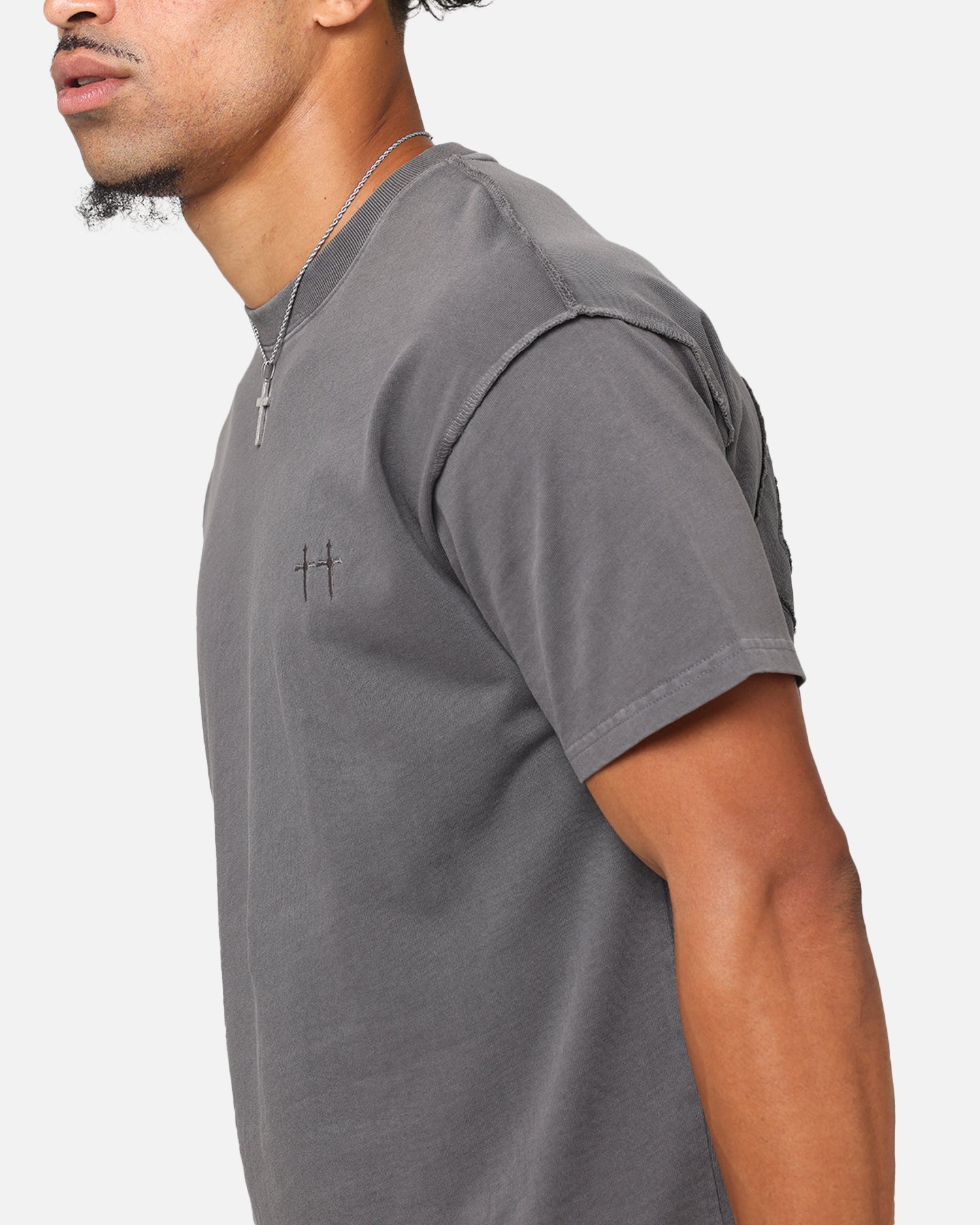 Saint Morta Pericles Lafayette T-Shirt Washed Charcoal
